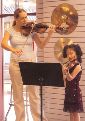 Lauren and Student Pic